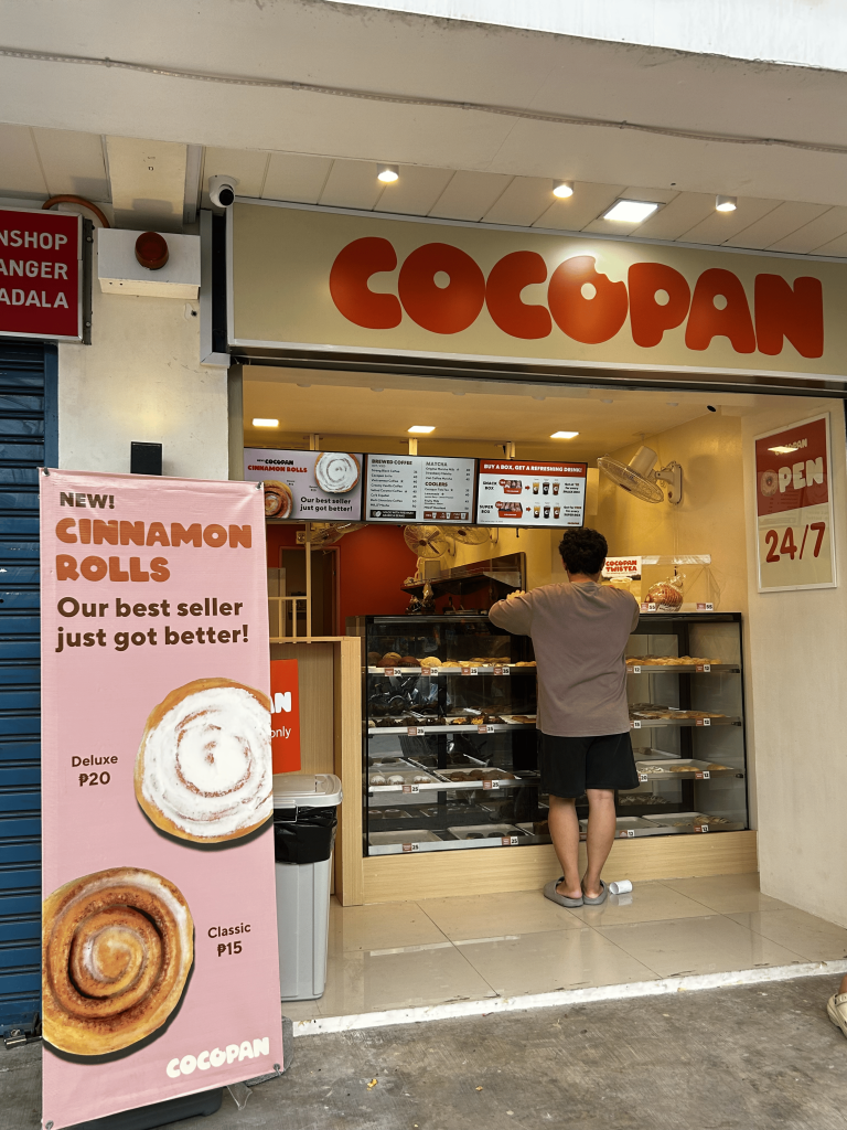 Cocopan shop with customer waiting